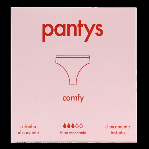 Encontraproduto.com.br - Calcinha Absorvente Pantys Comfy Fluxo Moderado Tamanho XXGG 1 Unidade