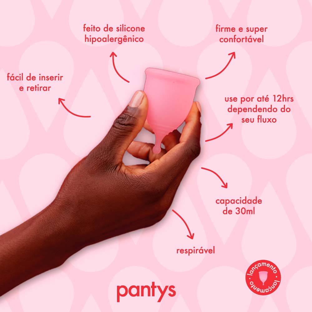 Encontraproduto.com.br - Coletor Mestrual Pantys - Cupy Soft