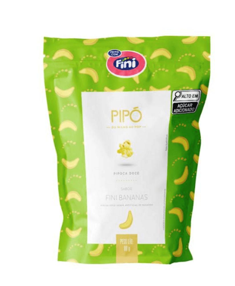 Pipoca Doce Bananas Fini & Pipó 80g