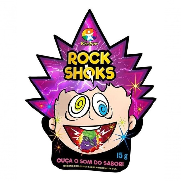 Encontraproduto.com.br - Cristal De Açúcar Explosivo - Rock Shoks - Kidszone