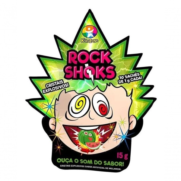 Encontraproduto.com.br - Cristal De Açúcar Explosivo - Rock Shoks - Kidszone