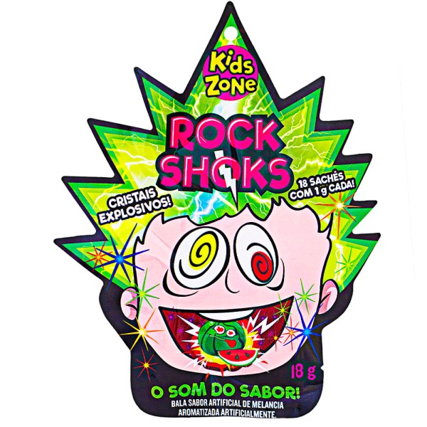 Encontraproduto.com.br - Cristal De Açúcar Explosivo - Rock Shoks - Kidszone