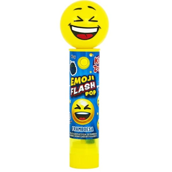 Encontraproduto.com.br - Pirulito KIDS ZONE Emoji Flash Pop 10g