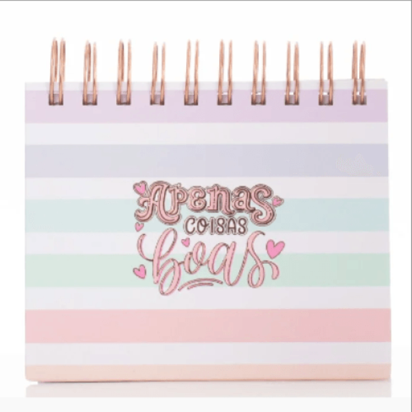 Encontraproduto.com.br - Bloco de Notas 75g 120 folhas 130x100mm Merci - Apenas Coisas Boas