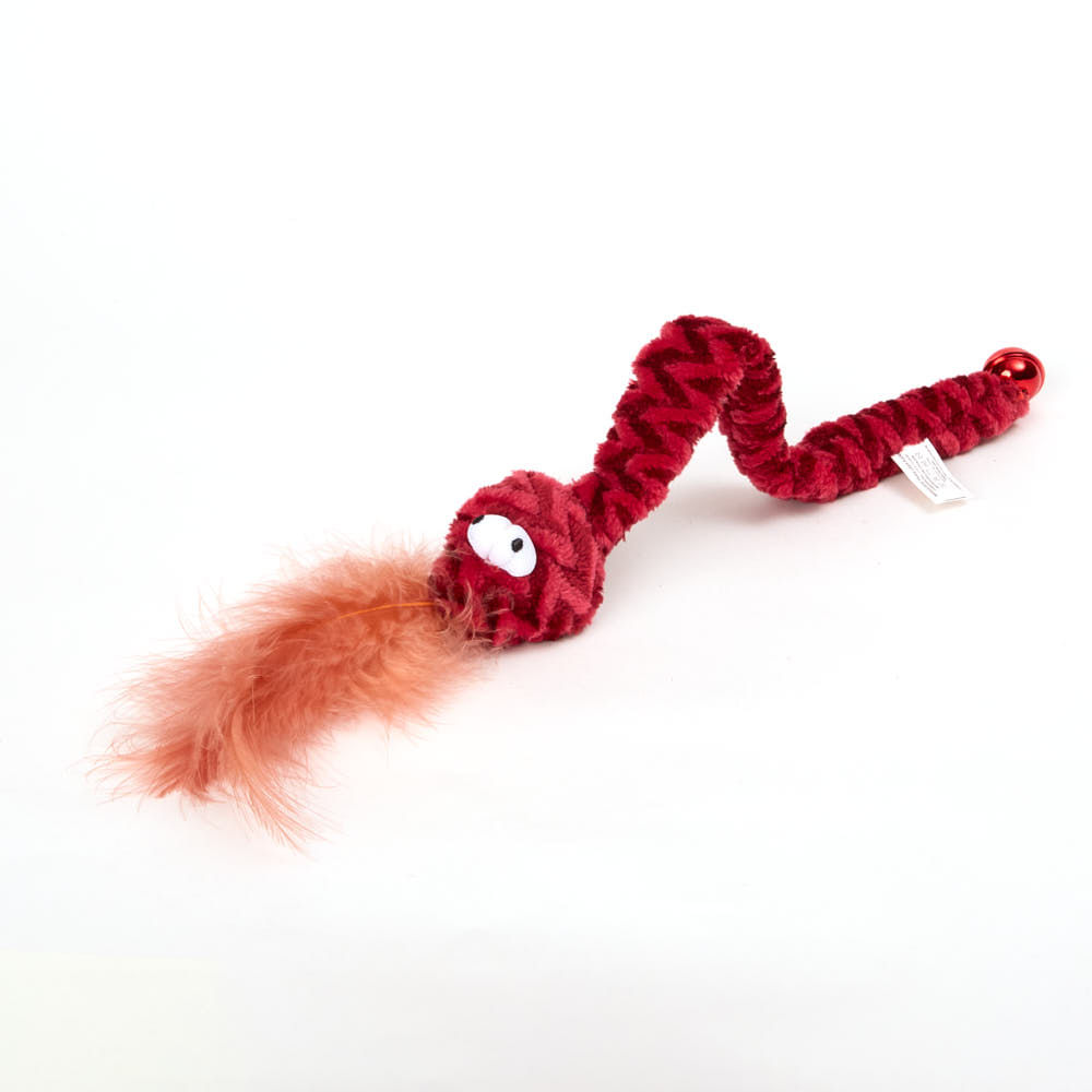 Encontraproduto.com.br - Brinquedo Pelúcia Cobra com Catnip Flicks