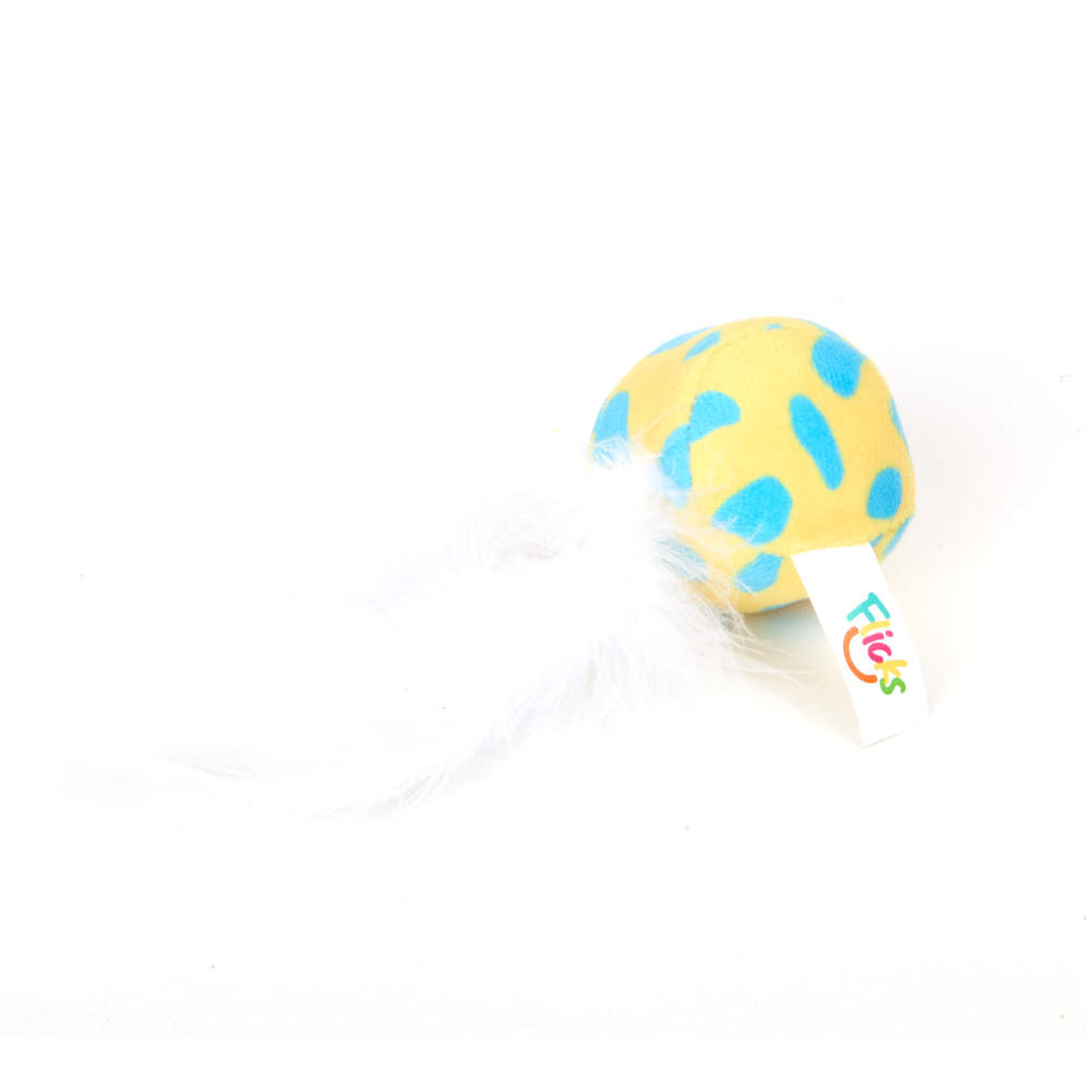 Encontraproduto.com.br - Brinquedo Pelúcia Bola com Catnip Flicks