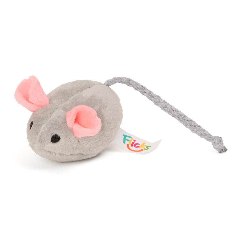 Encontraproduto.com.br - Brinquedo Pelúcia Rato com Catnip Flicks