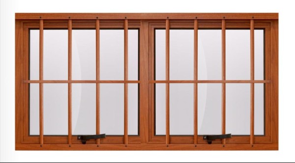 Encontraproduto.com.br - Maxim ar 2 seções em alumínio c/Grade maxx Madeiro - 60x150