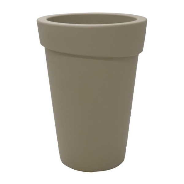 Encontraproduto.com.br - Vaso Tramontina Gipsy em Polietileno Bege 90 Cm