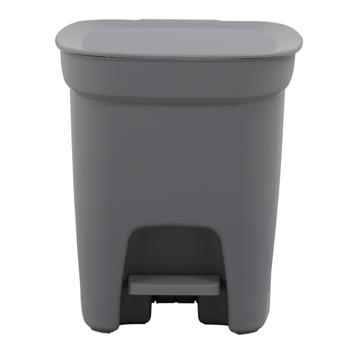 Encontraproduto.com.br - Lixeira Compact Cinza 7L