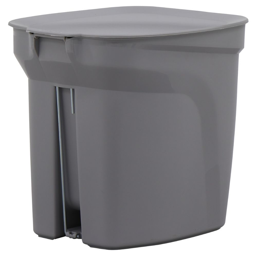 Encontraproduto.com.br - Lixeira Compact Cinza 7L