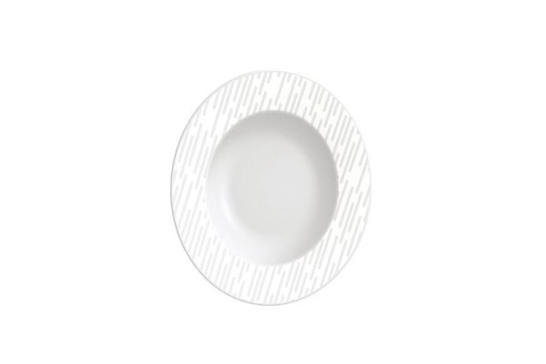 Encontraproduto.com.br - Prato Sobremesa Tramontina Marie em Porcelana Decorada 21 cm