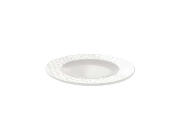 Encontraproduto.com.br - Prato Sobremesa Tramontina Marie em Porcelana Decorada 21 cm