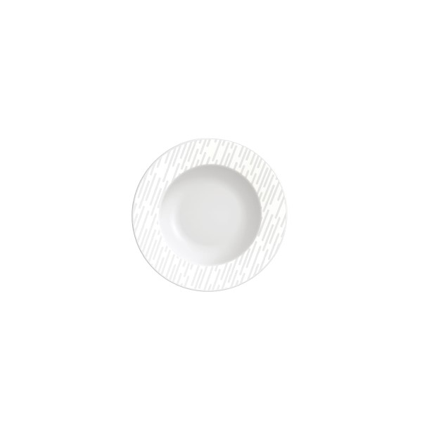 Prato Sobremesa Tramontina Marie em Porcelana Decorada 21 cm