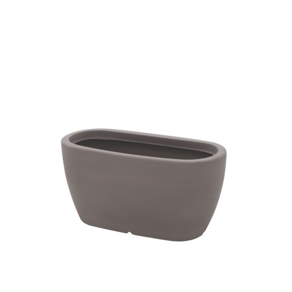 Encontraproduto.com.br - Floreira Tramontina Andaluz 33cm Em Polietileno Concreto