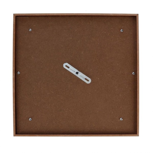 Encontraproduto.com.br - Plafon Madeira Wood Quadrado 25X25cm - 2 Luzes E27 - Málaga (Escuro)