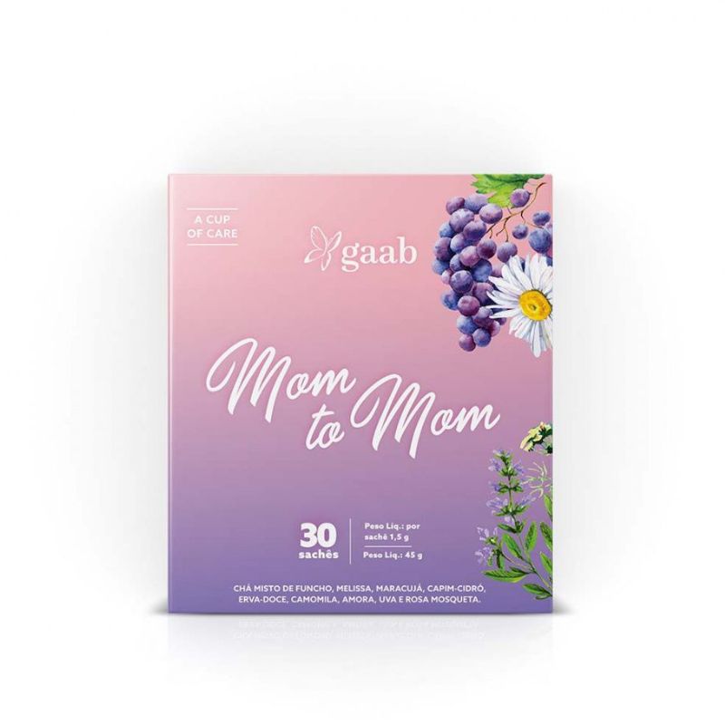 Encontraproduto.com.br - Chá Gaab Mom To Mom 30sch 45g