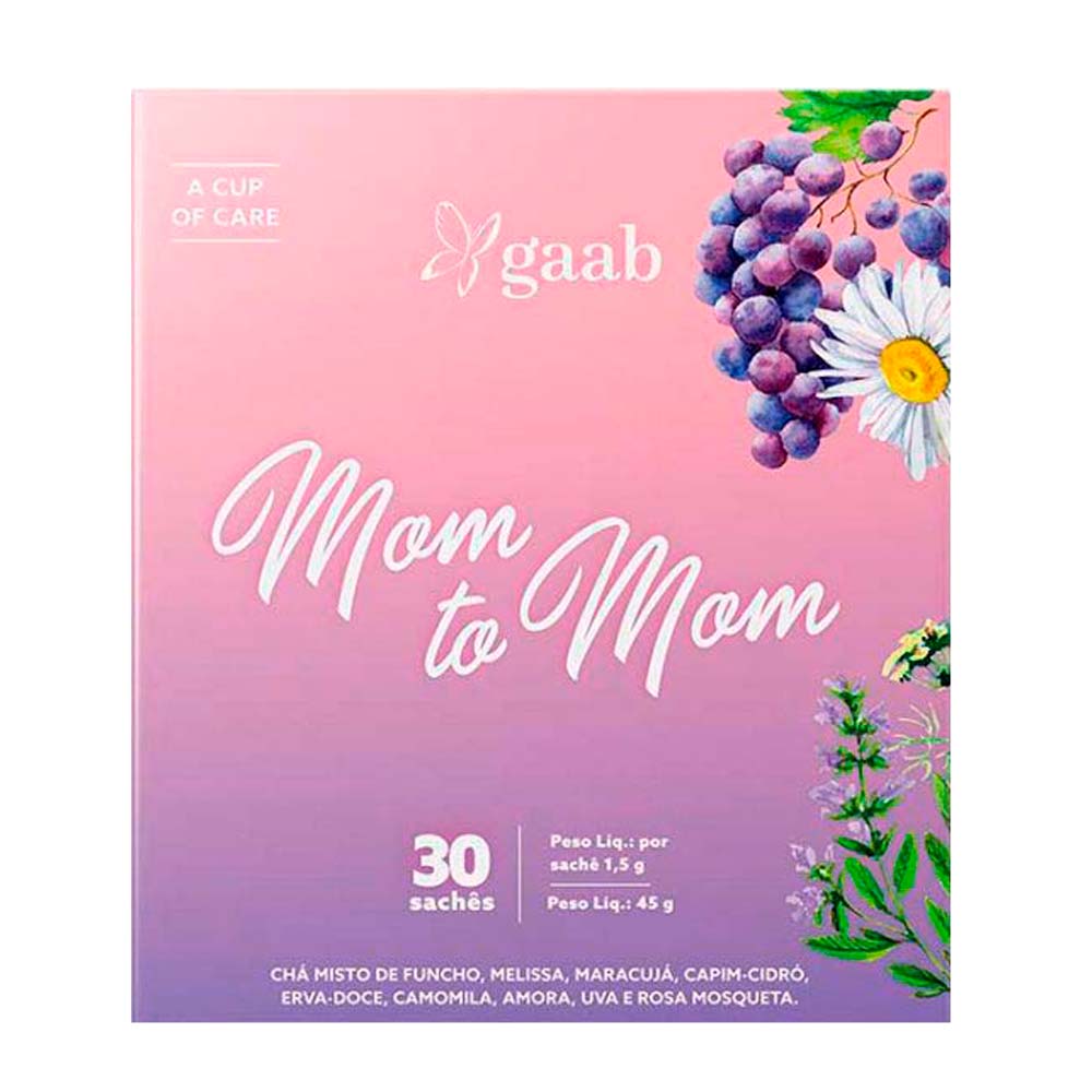 Encontraproduto.com.br - Chá Gaab Mom To Mom 30sch 45g
