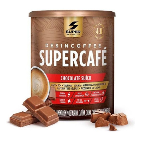 Supercafé Chocolate Suiço Super Nutrition 220g
