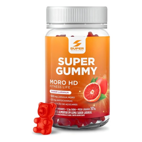 Super Gummy Apple HD Maçã Super Nutrition 30gomas 105g