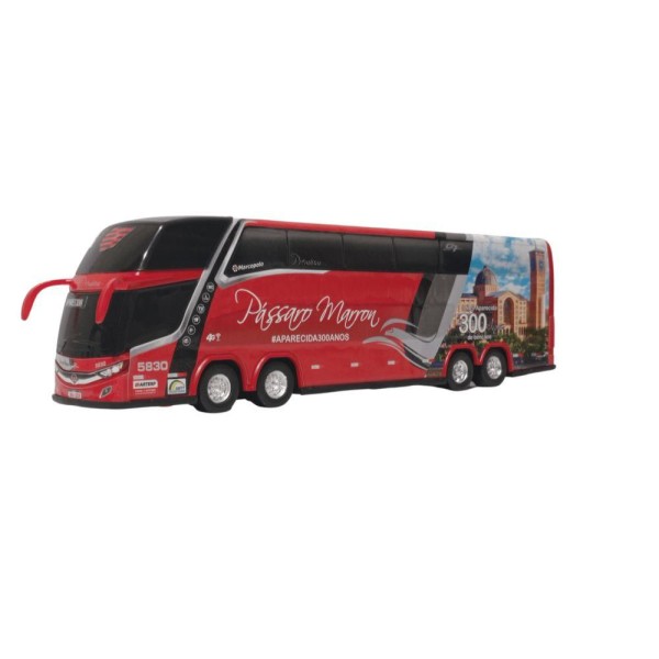 Encontraproduto.com.br - Carrinho ônibus Pássaro Marrom Ap.2 Andares