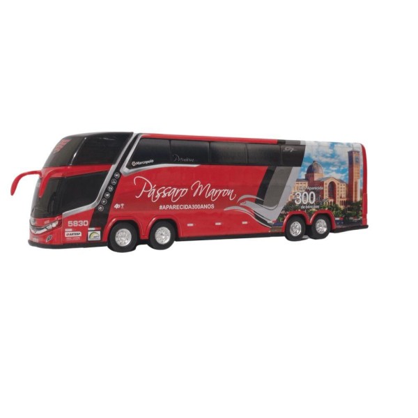 Encontraproduto.com.br - Carrinho ônibus Pássaro Marrom Ap.2 Andares
