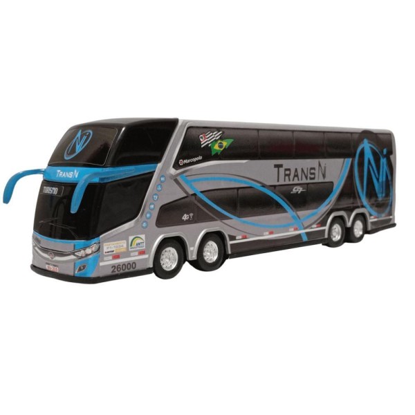 Encontraproduto.com.br - Carrinho Ônibus Trans Ni 2 Andares 30cm