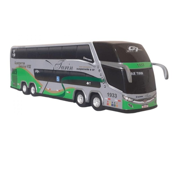 Encontraproduto.com.br - Carrinho Ônibus Turin Exec.2 Andares 30cm