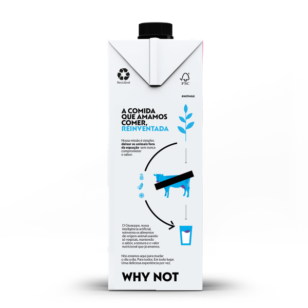 Encontraproduto.com.br - Leite Semidesnatado sem Lactose à Base de Plantas NotCo Not Milk 1 Litro