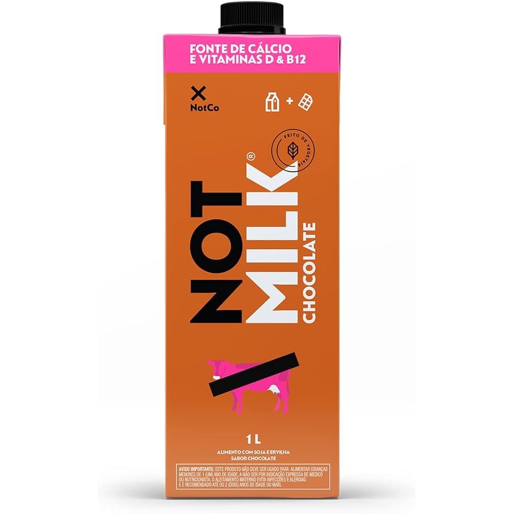 Bebida Vegetal Chocolate Not Milk 1L NotCo