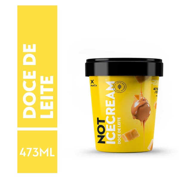 Encontraproduto.com.br - Sorvete NOT ICECREAM Sabor Baunilha Pote 473ml