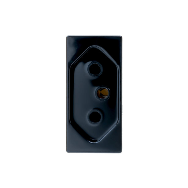 Encontraproduto.com.br - Módulo Tomada 2P+T 10A-250V Pb N1136.NPt Preto Unno 2Cla113600N1604S ABB