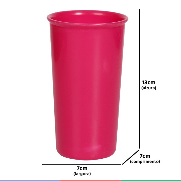 Encontraproduto.com.br - Conjunto Copos Infantil Kit Com 2 Unidades Para Crianças Copinho 340ml Para Bebê +18 Meses Baby Go