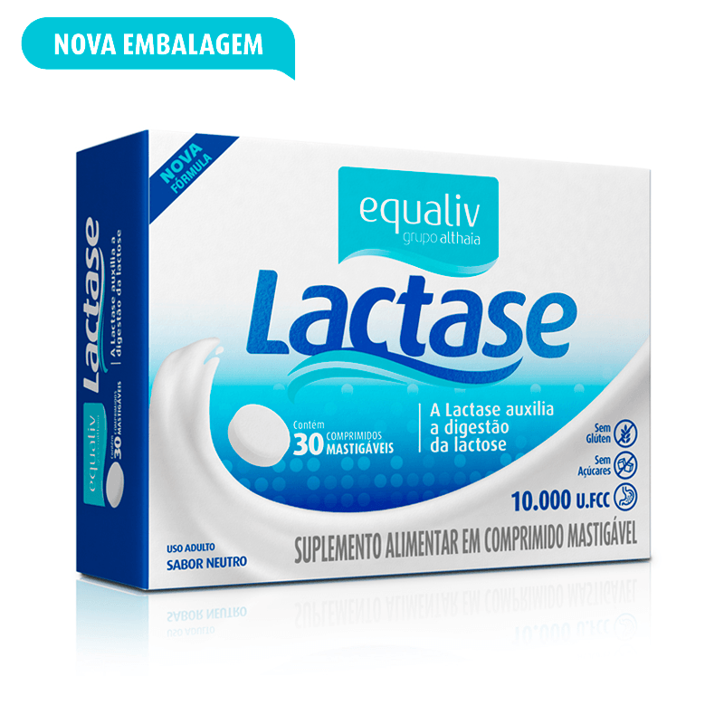 Encontraproduto.com.br - Lactase 10.000 FCC - 30 Comprimidos