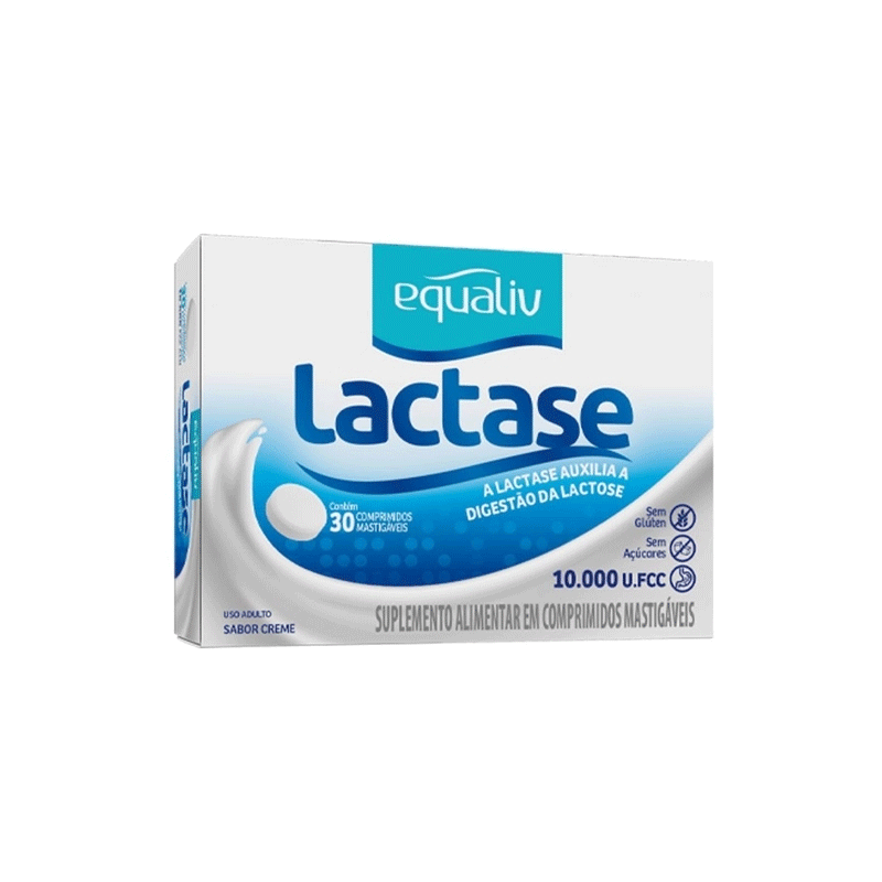 Encontraproduto.com.br - Lactase 10.000 FCC - 30 Comprimidos
