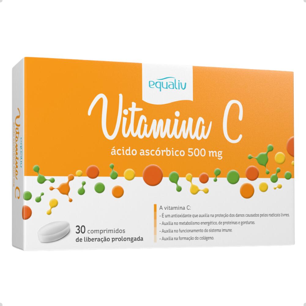 Encontraproduto.com.br - Equaliv Vitamina C Com 10 Comprimidos Liberacao Prolongada 1gr