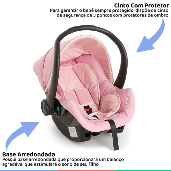 Encontraproduto.com.br - Carrinho Para Bebê Passeio 2 em 1 Reclinavel Maranello II Galzerano + Bebê Conforto Cocoon Até 13kg