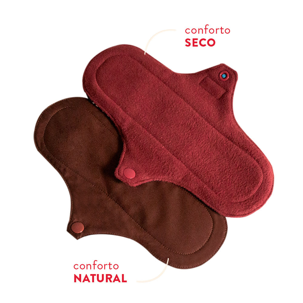 Mini Absorvente de Pano Korui – Pétala Linha Conforto Natural