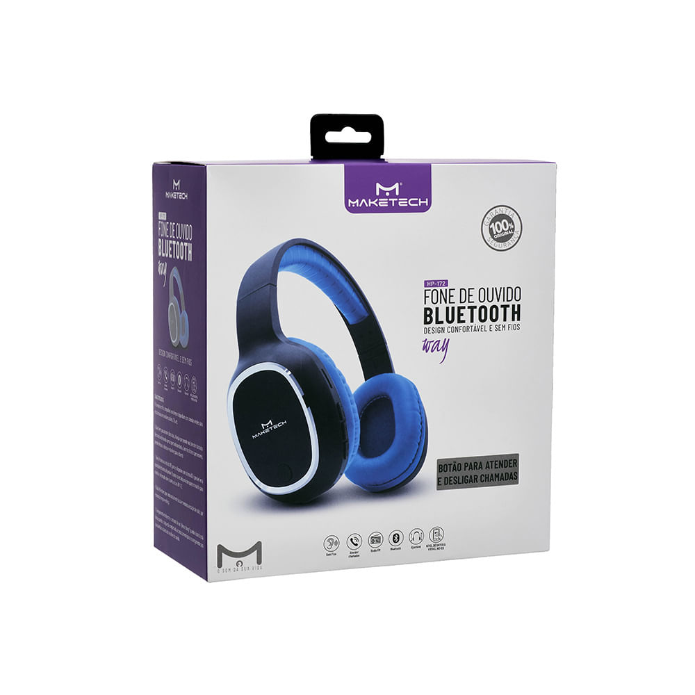 Encontraproduto.com.br - Headphone Bluetooth Hp-172 - Maketech