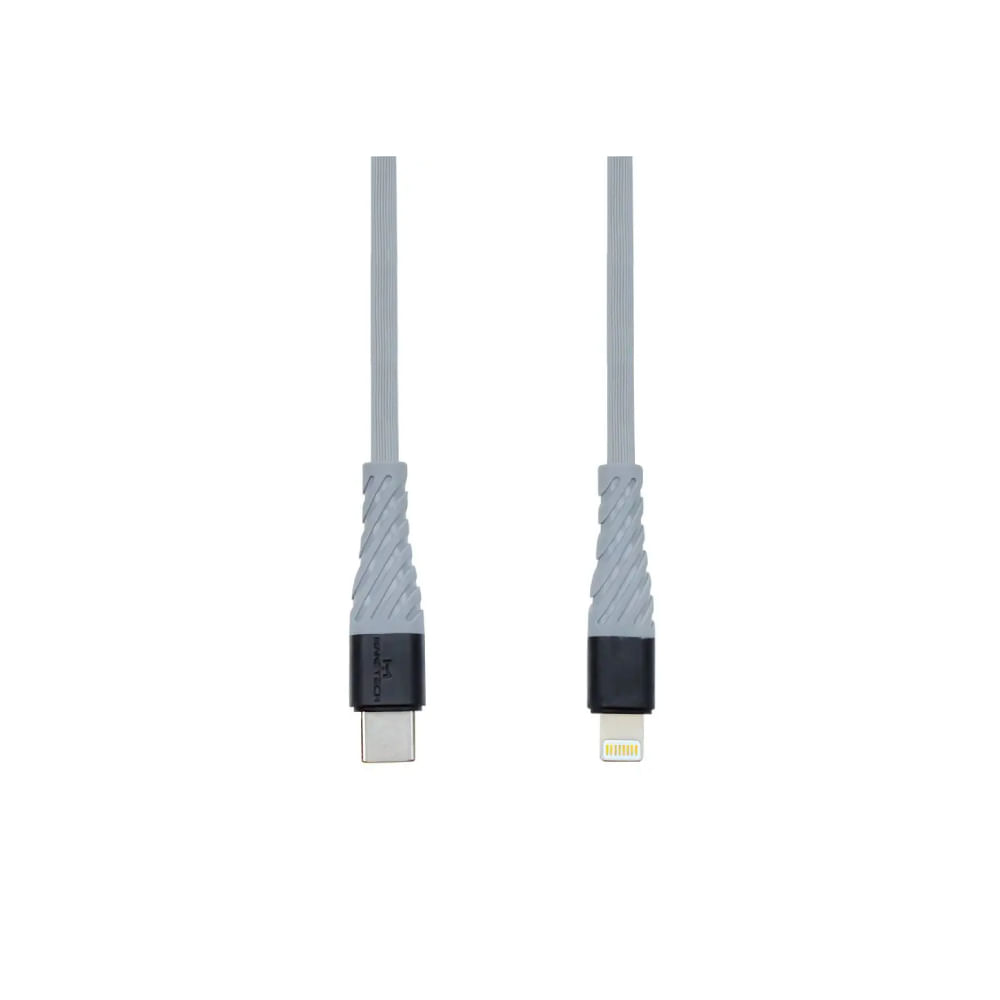 Encontraproduto.com.br - Cabo USB Tipo C para Iphone Maketech CA 112CI Preto 2,4A 1 Metro