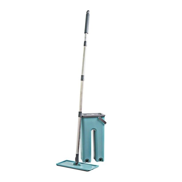 Encontraproduto.com.br - Rodo Flat Mop E Balde Lava E Seca Profissional Com 2 Refil