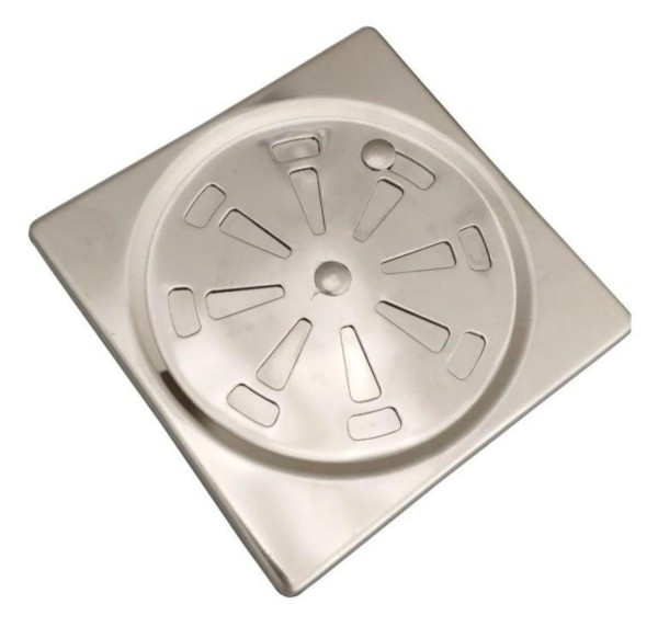 Grelha Flux Inox 10x10cm Com Sistema Abre/fecha