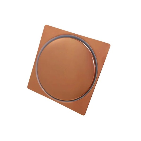 Encontraproduto.com.br - Ralo Inteligente De Click 10X10Cm Fluxhidro Rose Gold