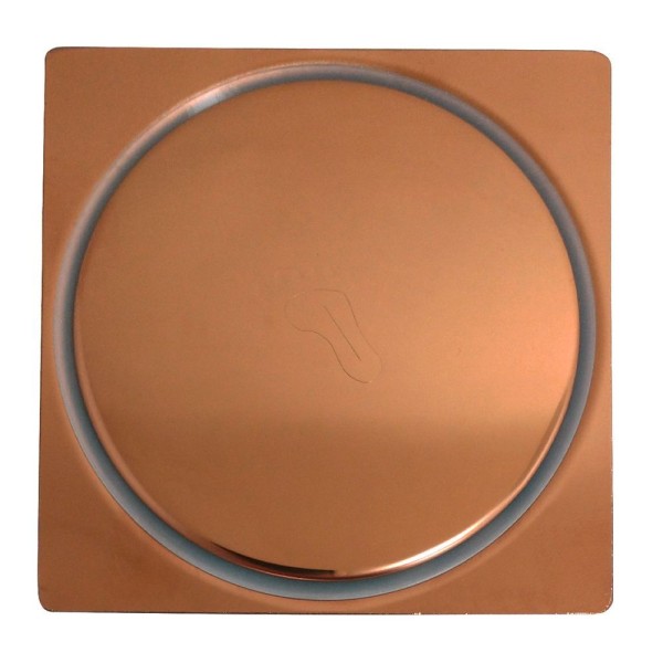 Encontraproduto.com.br - Ralo FLVX Click Rose 15X15cm Rcros-15