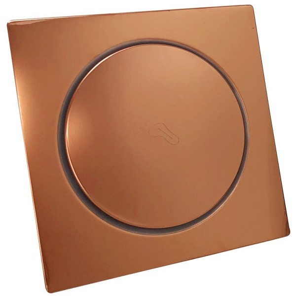 Encontraproduto.com.br - Ralo FLVX Click Rose 15X15cm Rcros-15