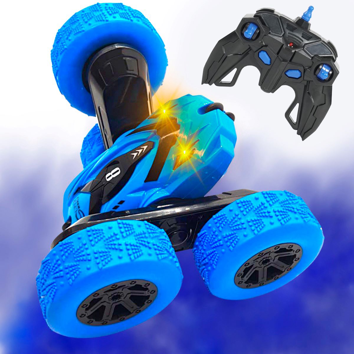 Encontraproduto.com.br - CARRINHO DE CONTROLE REMOTO QUICK RUN CAR 4X4 MEGA COMPRAS AZUL