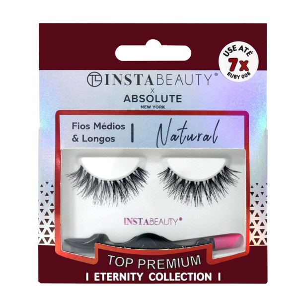 Encontraproduto.com.br - Absolute NY X Instabeauty Cílios Postiços Natural - Ruby 006