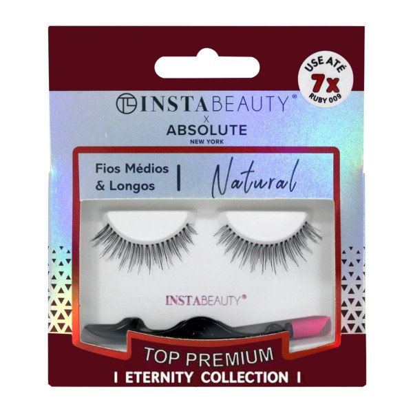 Encontraproduto.com.br - Absolute NY X Instabeauty Cílios Postiços Natural - Ruby 009