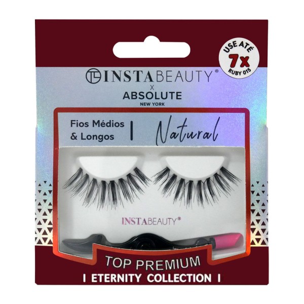 Encontraproduto.com.br - Absolute NY X Instabeauty Cílios Postiços Natural - Ruby 015