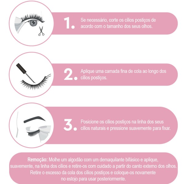 Encontraproduto.com.br - Absolute NY X Instabeauty Cílios Postiços Natural - Ruby 015